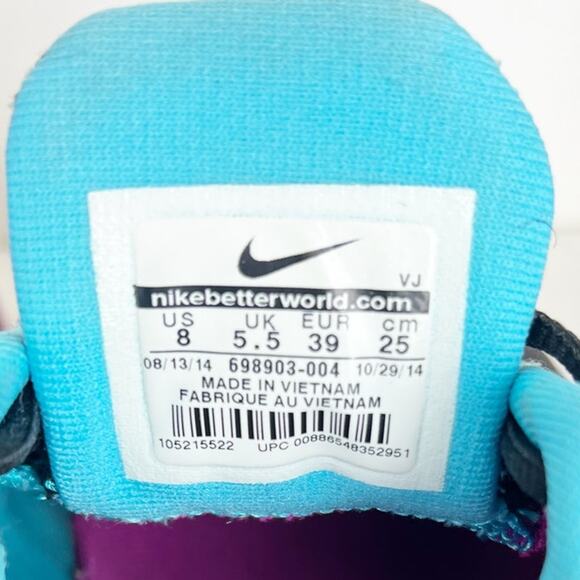 Nike Air Max 2015 Low Top Athletic Running Sneaker Shoes Black Clearwater Size 8 - Picture 11 of 12